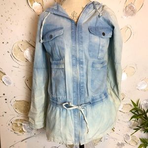 MinkPink Faded Chambray Lightweight Denim Jacket